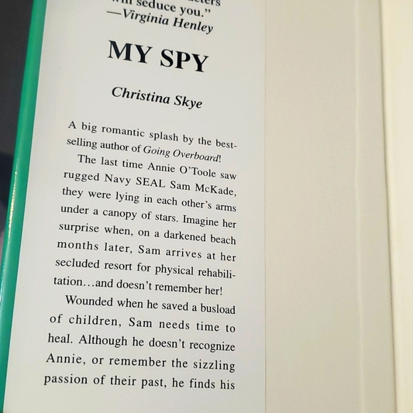 : 3 Christina Skye books hot pursuit , my spy , & to catch a thief all Hardcover - Picture 3 of 11